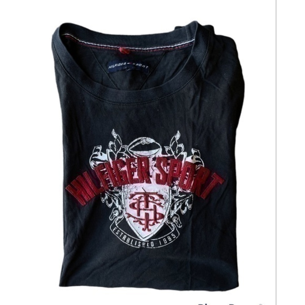 Vintage Hilfiger sport long sleeve tshirt for men